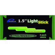 Promar 15 Light Glow Stick  Green 3Pk, Display 50 Packs, 50PK GS-115G